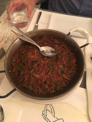 Vegan paella at Passio Mediterrania in Mahon