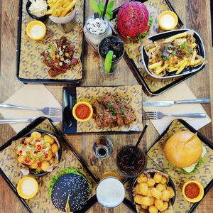 Various menu items. at Got No Beef in Cardiff