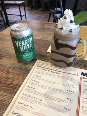 A vegan shake par excellence  at Got No Beef in Cardiff