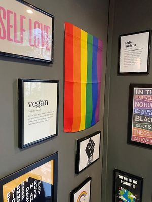 Inclusive decor at Got No Beef in Cardiff