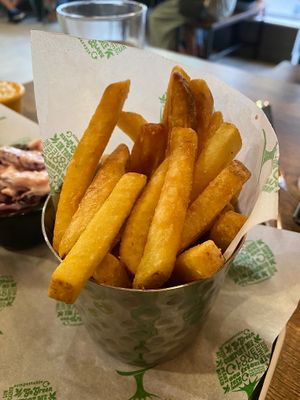 Seasoned fries at Got No Beef in Cardiff