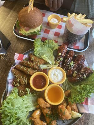 The shrimps’ were amazing!   at Got No Beef in Cardiff