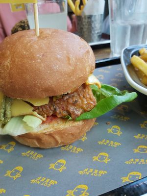 Chicken parma at Got No Beef in Cardiff