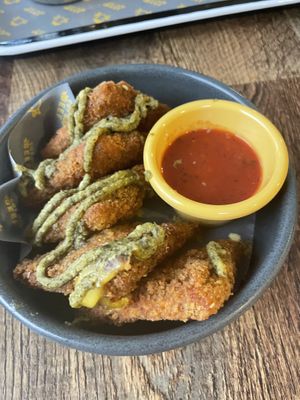 Cheese dippers  at Got No Beef in Cardiff