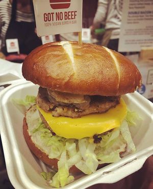 Got no beef burger 🍔💚👍💞 so tasty!!! at Got No Beef in Cardiff