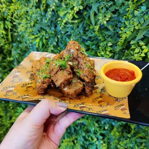 Garlic Parmesan CHKN Wings at Got No Beef in Cardiff