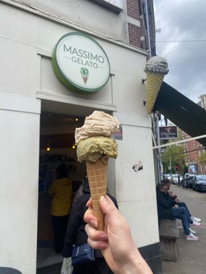   at Massimo Gelato - De Pijp in Amsterdam
