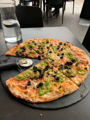 Vegana n.5 at Pizzeria Trozo in Bilbao