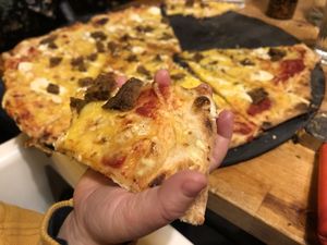 Pizza 2 at Pizzeria Trozo in Bilbao