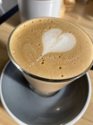 Oat latte  at Fitz Cafe in Wagga Wagga