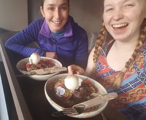 The winter vegan french toast (no longer available, but they change their menu every season) at Fitz Cafe in Wagga Wagga