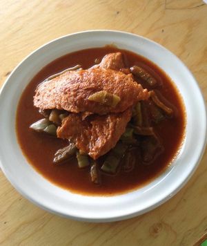 huevos ahogados  at El Mana Vegetarian in Mexico City