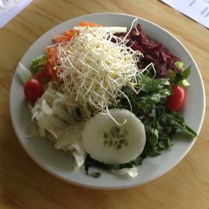 ensalada de verdura  at El Mana Vegetarian in Mexico City