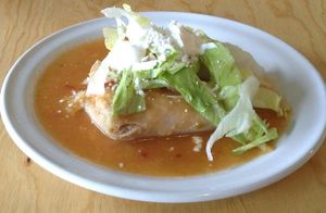 dobladitas de papa at El Mana Vegetarian in Mexico City