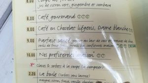 desserts at L'UniVert in Saint-paul