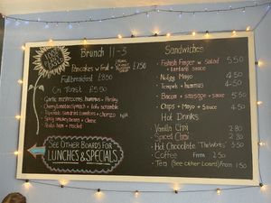 Brunch board  at No 18 Cafe in Swansea