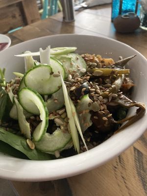 Asían Buddha Bowl at No 18 Cafe in Swansea
