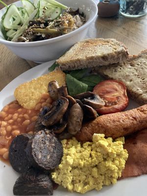 Full Vegan Brunch  at No 18 Cafe in Swansea
