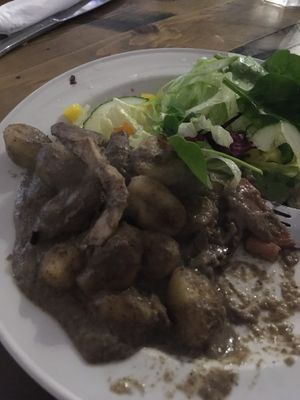 Mushroom gnocchi  at No 18 Cafe in Swansea