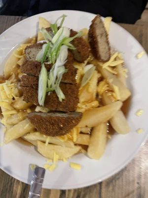 Poutine   at No 18 Cafe in Swansea