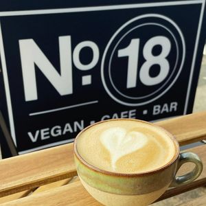 Hardlines coffee at No 18 Cafe in Swansea