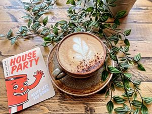 Hardlines coffee at No 18 Cafe in Swansea