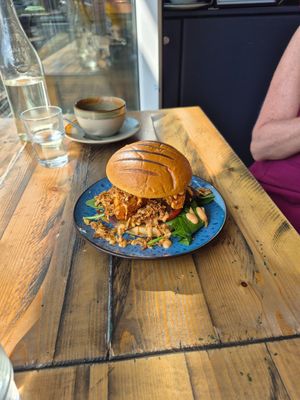 Not mine but it looked so artistic 😍 at No 18 Cafe in Swansea