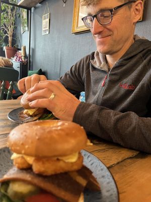 Breakfast   at No 18 Cafe in Swansea