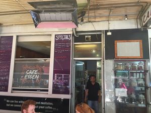 Shop front at Cafe Essen in Canberra