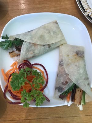 Duck wraps - a must try! at An Nguyen Vegan in Canberra