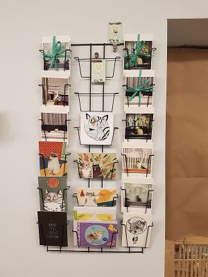 cards for sale at the shop at DreamCATchers in Ghent