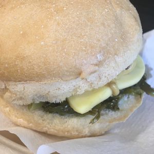 vegan & gluten free sandwich  at Manna in Rome