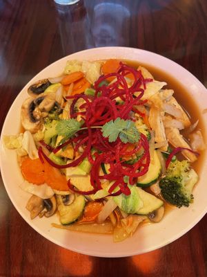 Vegetable mix wok-fry  at Aloy Thai Cuisine in Boulder
