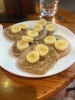 Vegan banana pancakes   at Nhat Da in Hoi An