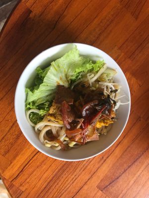 “special local dish” with noodles at Nhat Da in Hoi An