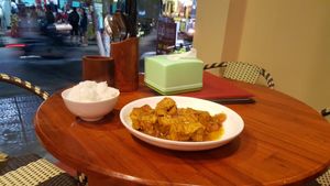 Tofu with lemongrass and tomato sauce at Nhat Da in Hoi An