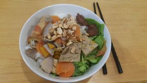 Quang noodles at Nhat Da in Hoi An