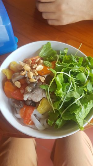 Noodle dish. at Nhat Da in Hoi An