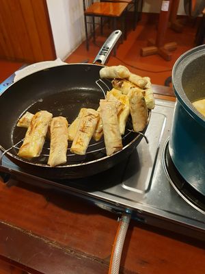 Spring rolls at Nhat Da in Hoi An