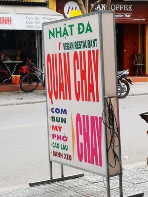 Sign at Nhat Da in Hoi An
