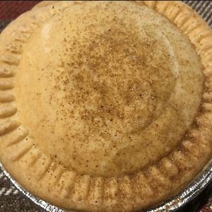 Extreme closeup at Mr Nice Pie​ in Port Talbot