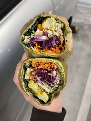 Tasty wrap! Would give a 7/10😄  at Street Organics in Takapuna