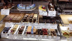 assortment of sweet treats  at Street Organics in Takapuna