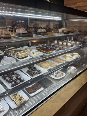 Only the top row is vegan😡  at Bare Naked Bakery & Cafe in Plainview