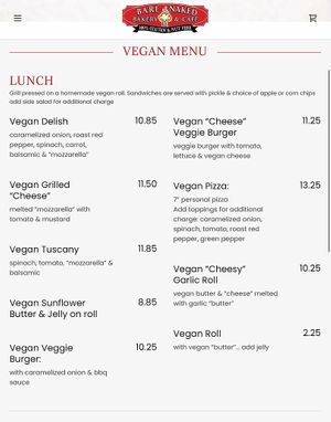   at Bare Naked Bakery in Bellmore