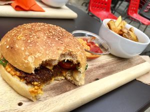 Super yummy at Vegiman - Feldberg Kiosk in Basel