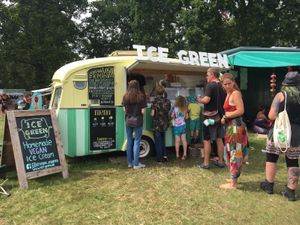 Green Gathering festival at Ice Green in Cardigan