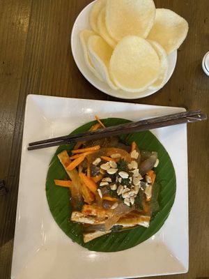 Aloe vera salad  at Doa Sen Vang - Phu Nhuan in Ho Chi Minh City