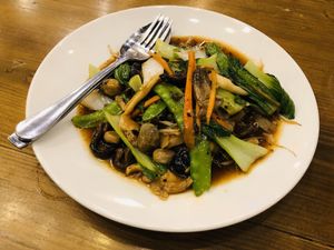 Fried rice noodle at Doa Sen Vang - Phu Nhuan in Ho Chi Minh City