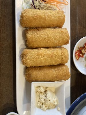 Fried fruit rolls  at Doa Sen Vang - Tan Phu in Ho Chi Minh City
